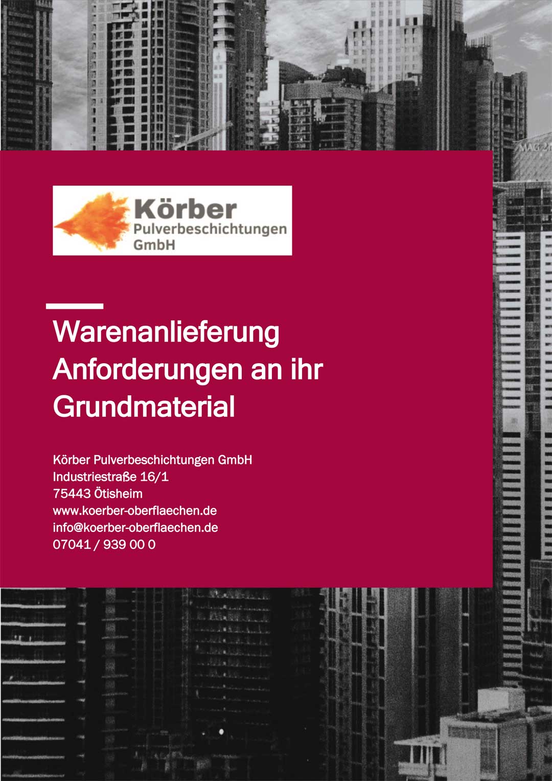 Voraussetzungen für eine problemlose Pulverbeschichtung